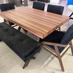 New Dining Table With 4 Chairs And Bench