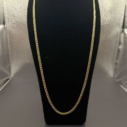Gold Curb Chain