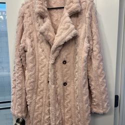 Pink spring coat!  New!