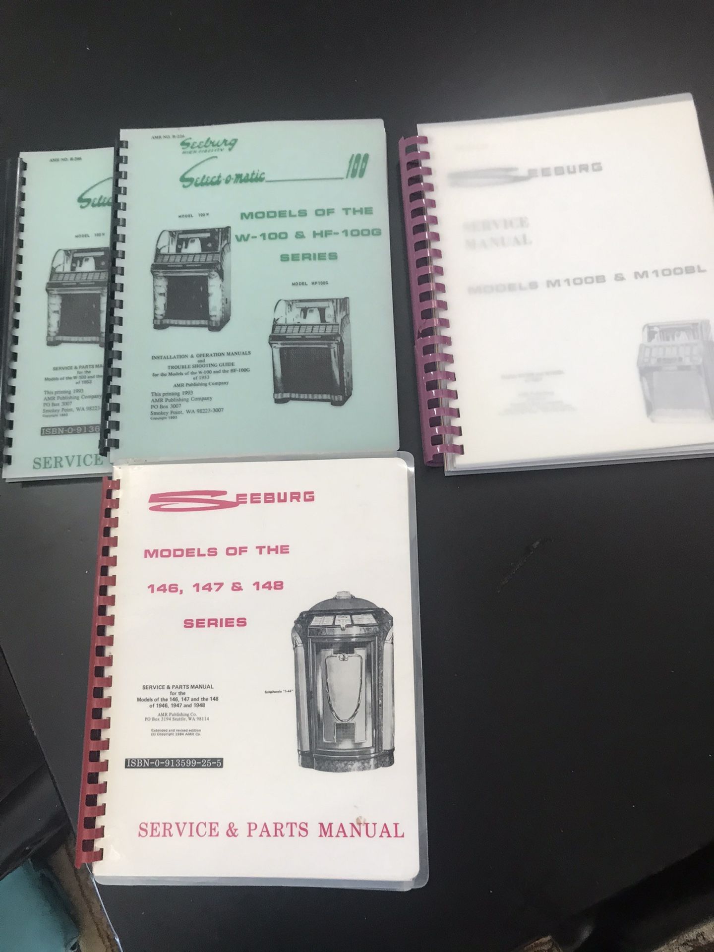 Seeburg Jukebox manuals