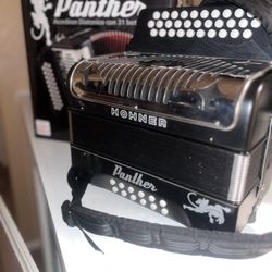 Hohner Black FBbEb Accordion 