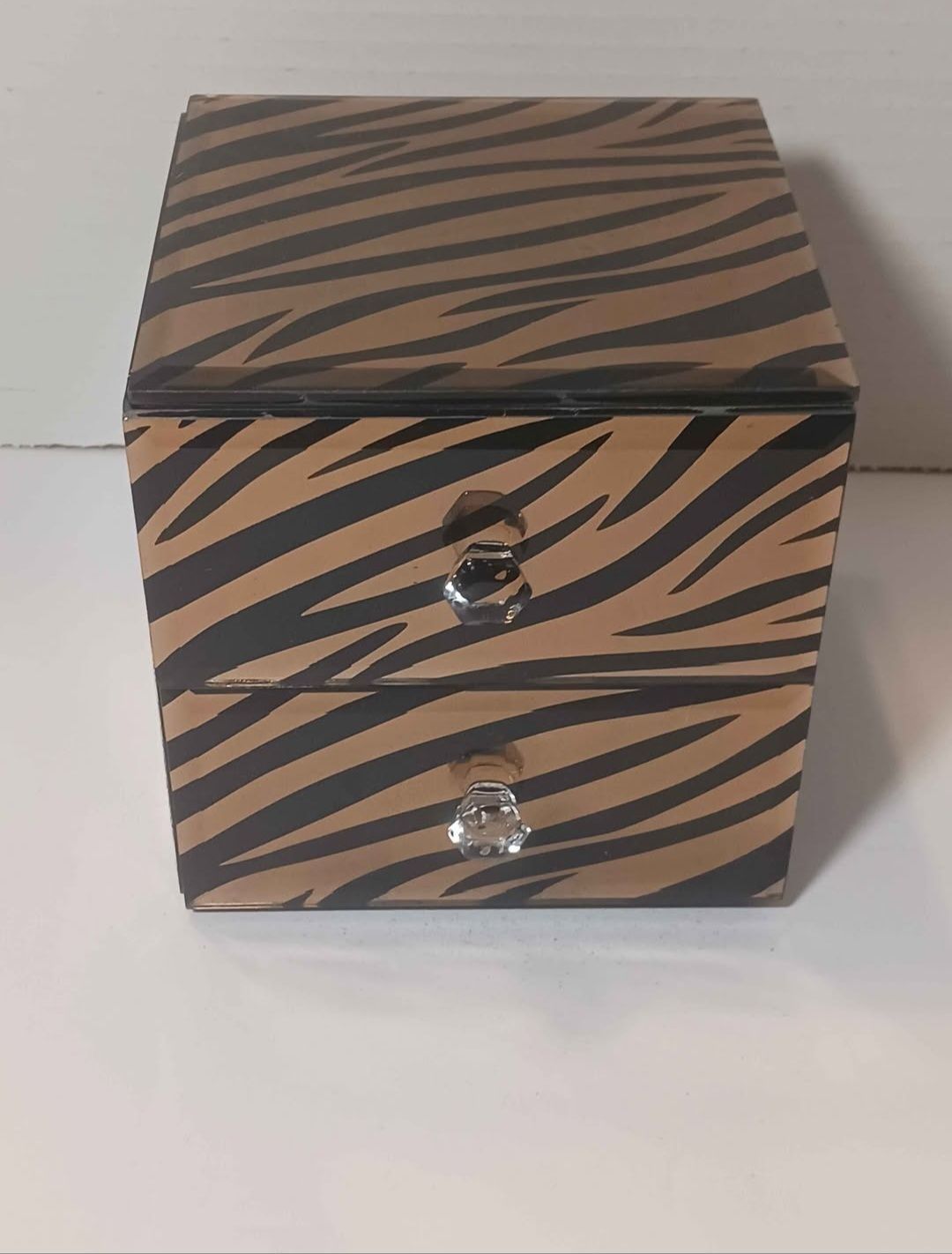 Allure by Jay Zebra Print Jewelry Box w/ Drawer – NEW IN BOX