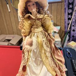 Original Alexandra Collection By Hollylane Porcelain Doll
