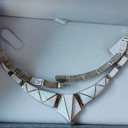 Genuine Ethiopian Opal Choker/Collar Necklace 