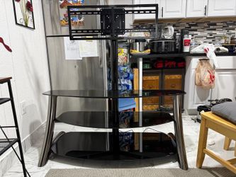 Black Glass TV Stand for 55’’ or more