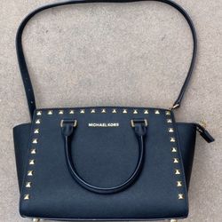 Michael Kors Black Studded Handbag 
