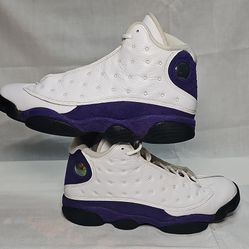 Jordan Air Jordan 13 Retro Lakers White Purple Black 414571-105 Sneaker