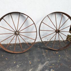 Antique Wagon Wheels