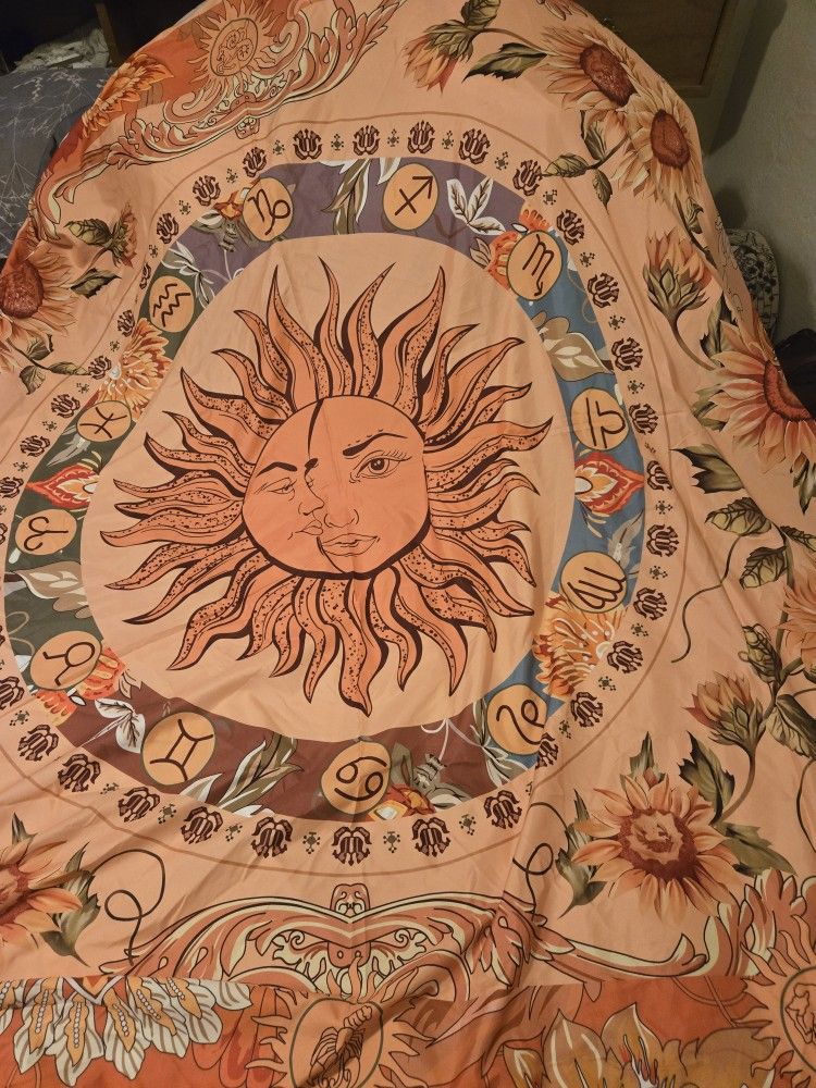 Beautiful Wall Tapestry NO Flaws Huge