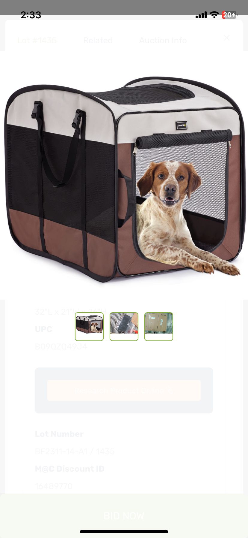 Dog Crate -small Medium Dogs 