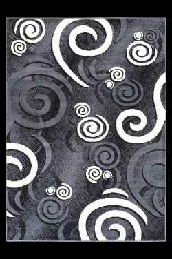 New modern grey 8x10 rug