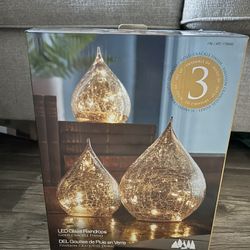 LED Glass Raindrops