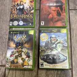 4 XBOX Games 