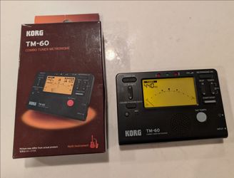 Korg TM60BK Tuner Metronome