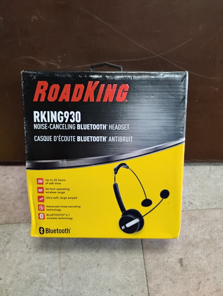 RoadKing RKING930 Noise-Canceling Bluetooth Headset.