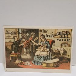 B.T. BABBITT'S SOAP Vintage  Advertising By The Antique Advertising Postcard