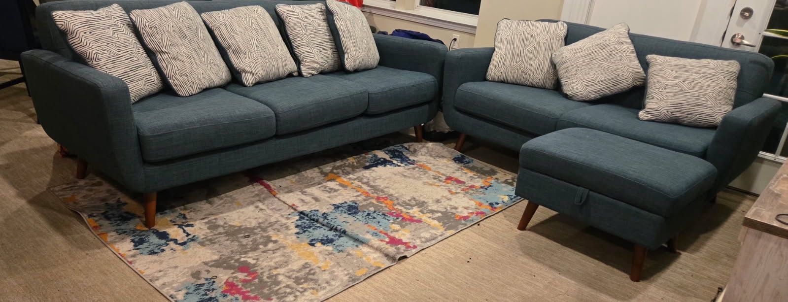 Sofa Set And Dining Room