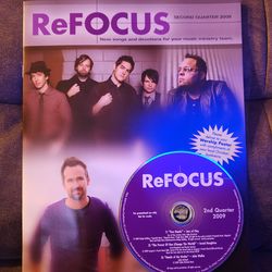 PROMO FFH Refocus 2009 Provident CD for Worship Pastors 3 Song Songbook