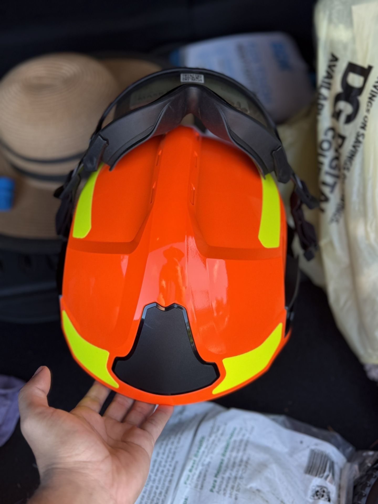 Authentic MSA Safety Helmet With Goggles
