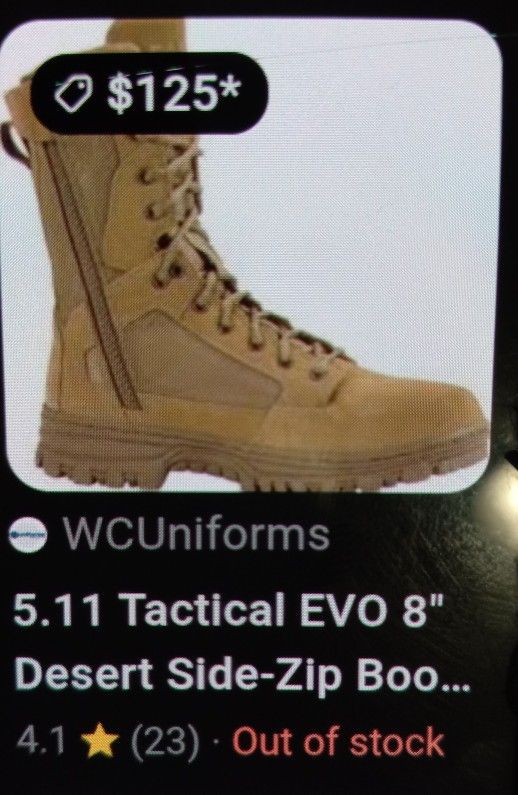 5.11 TACTICAL BOOTs