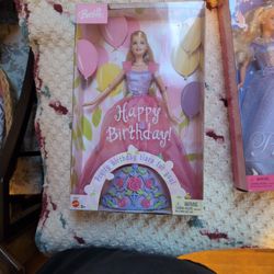 2003 Birthday Barbie With Tiara 