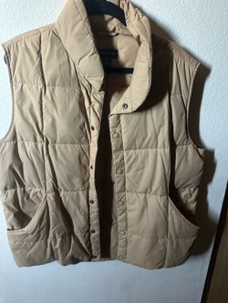 Brown Puffer Vest