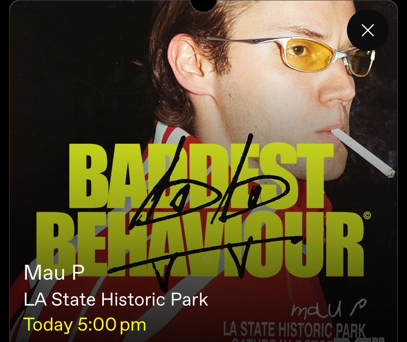 Mau p- Saturday
