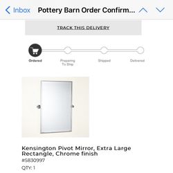 Pottery Barn Bathroom Mirror 