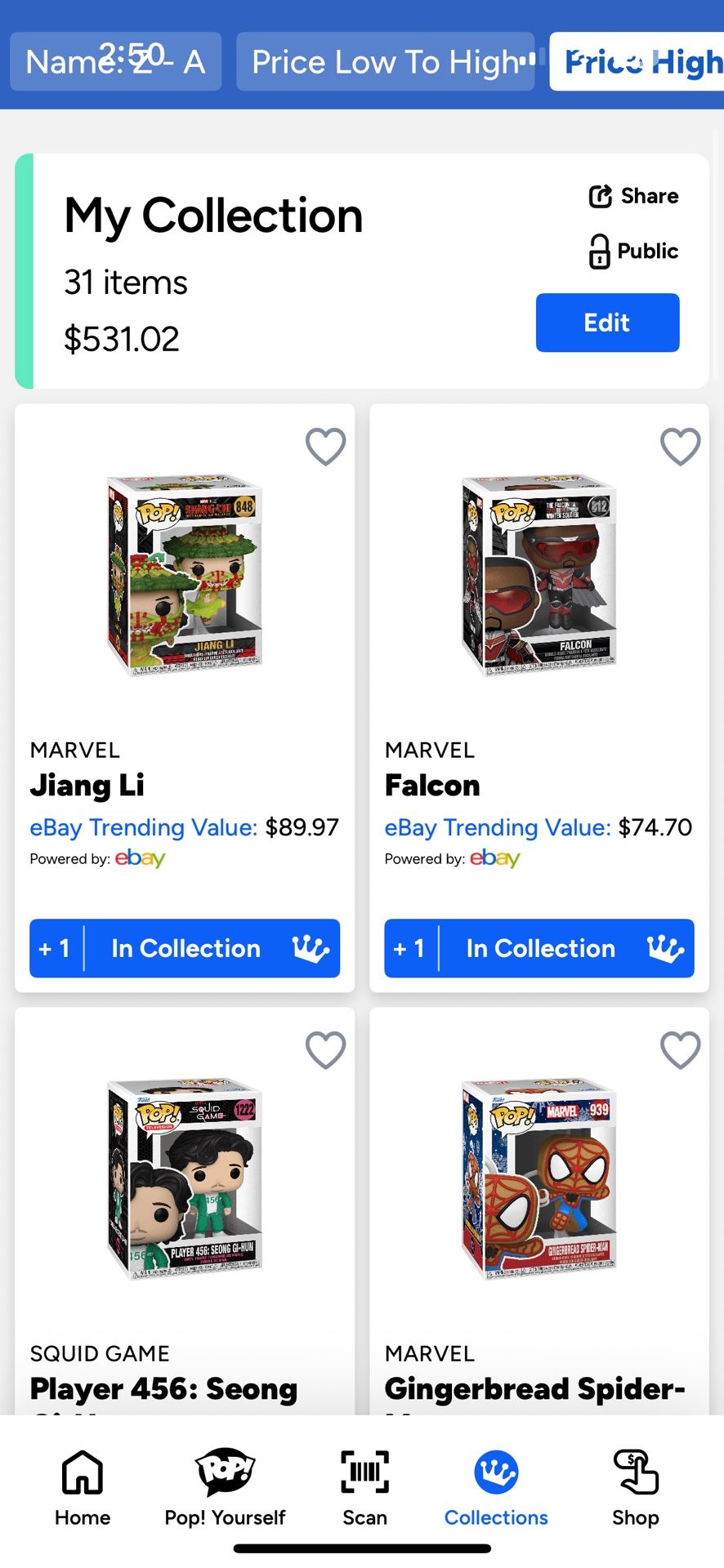 31 Funko Pop Collection