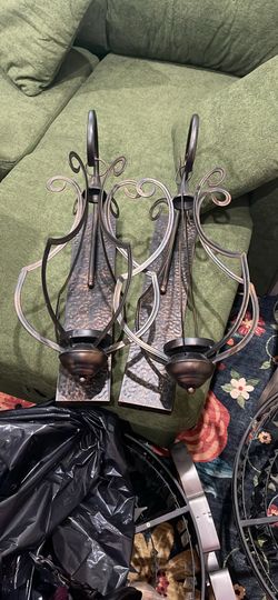 Wall sconces made of metal