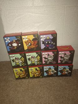 Godzilla McDonald's toys hello kitty
