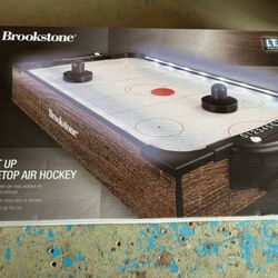 Brookstone Airhockey Table