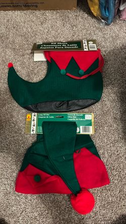 Elf Shoes and Long Elf Hat Set
