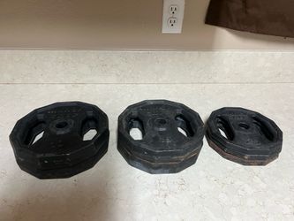 Pesas Para Barra De Discos MARCY GRIP - 3 De 2.5 Y 4 De 10