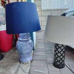 Two Lamps In Perfect Condition