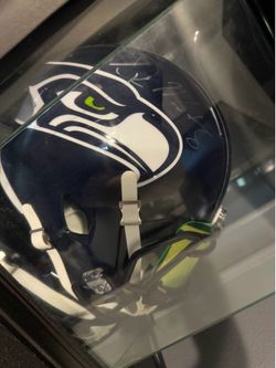 Dk metcalf signed helmet