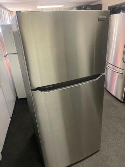 Stainless Steel Frigidaire Top Mount Refrigerator - Great Condition