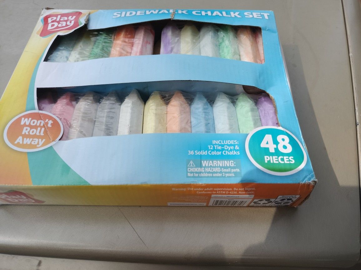 Kids Sidewalk Chalk Side Bucks