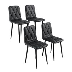 Dining Chairs Set of 4, Modern Kitchen Dining Room Chairs, Velvet Dining Chair with