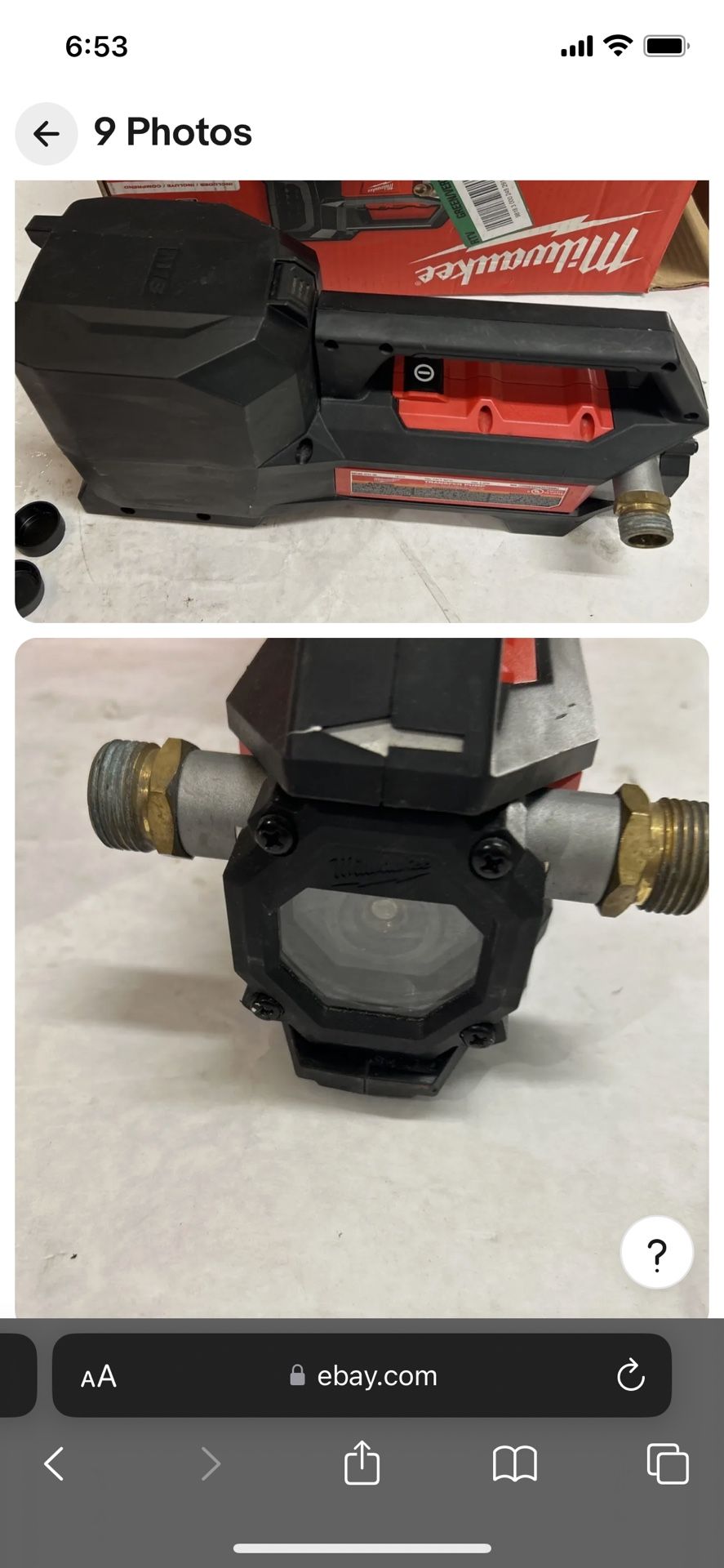 Milwaukee Transfer Pump