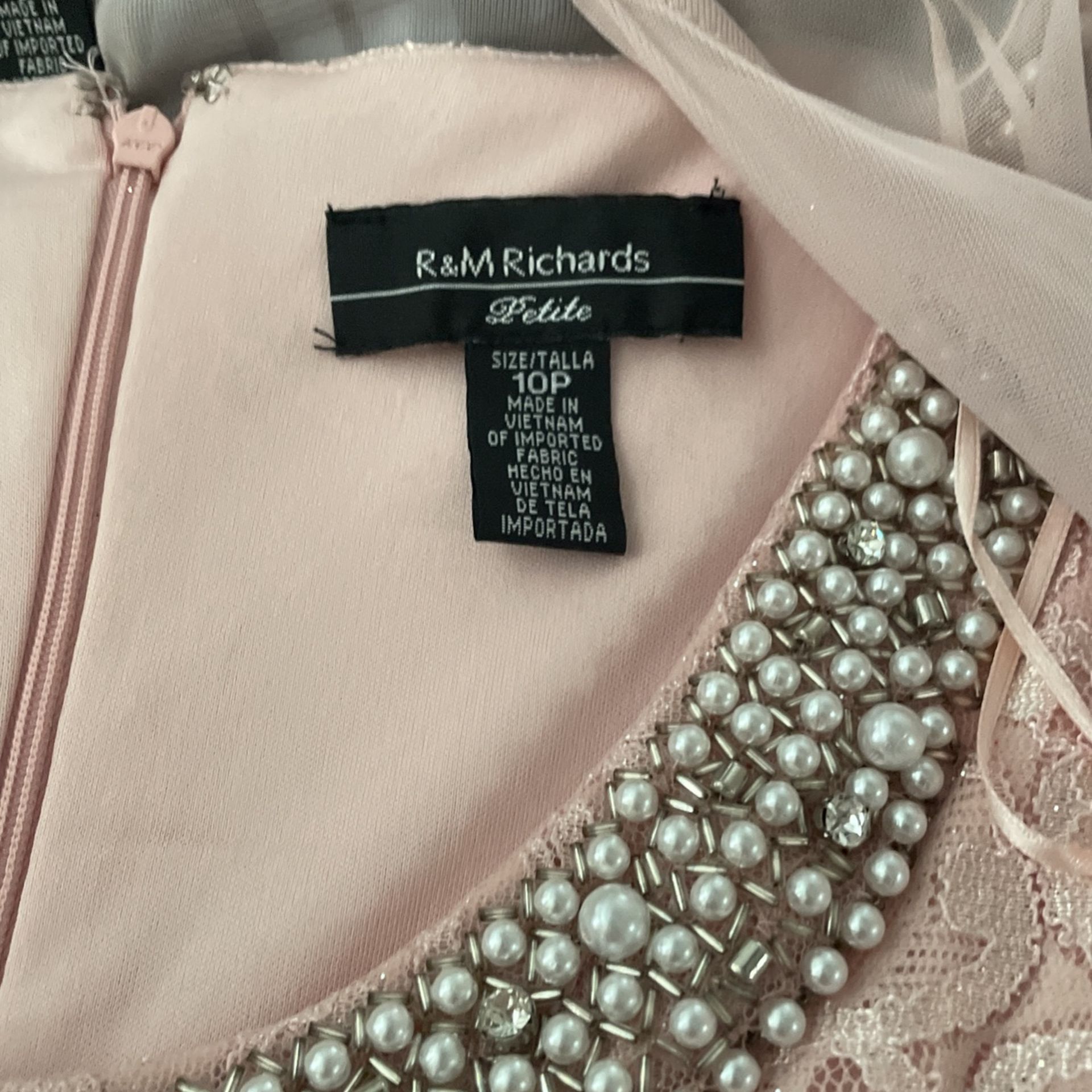 Long Pink Dress Bight For Macy’s Never Used