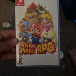 Super Mario RPG Nintendo Switch Video Game With Box And Cartridge Card