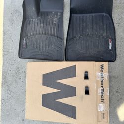 Tesla model X Weather tech Front Mats (2015-2021/22 Gen) Backseat Hooks.