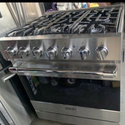 Viking Stainless Steel Stove 