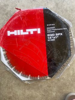 14 in. x 1 in. SPX Universal Diamond Saw Blade HILTI