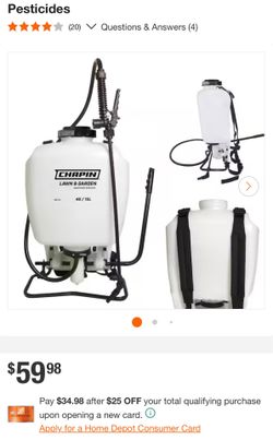 Backpack sprayer
