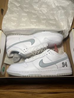 Nike SB Dunk Supreme 94 White Metallic Silver