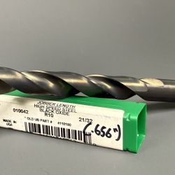 Precision Twist Drill 21/32 HSS