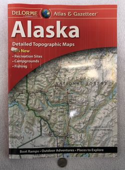 Alaska Atlas Map And Gazetteer Delorme Garmin