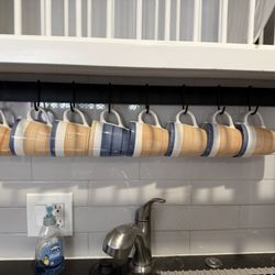 Cup Rack, Black Metal 